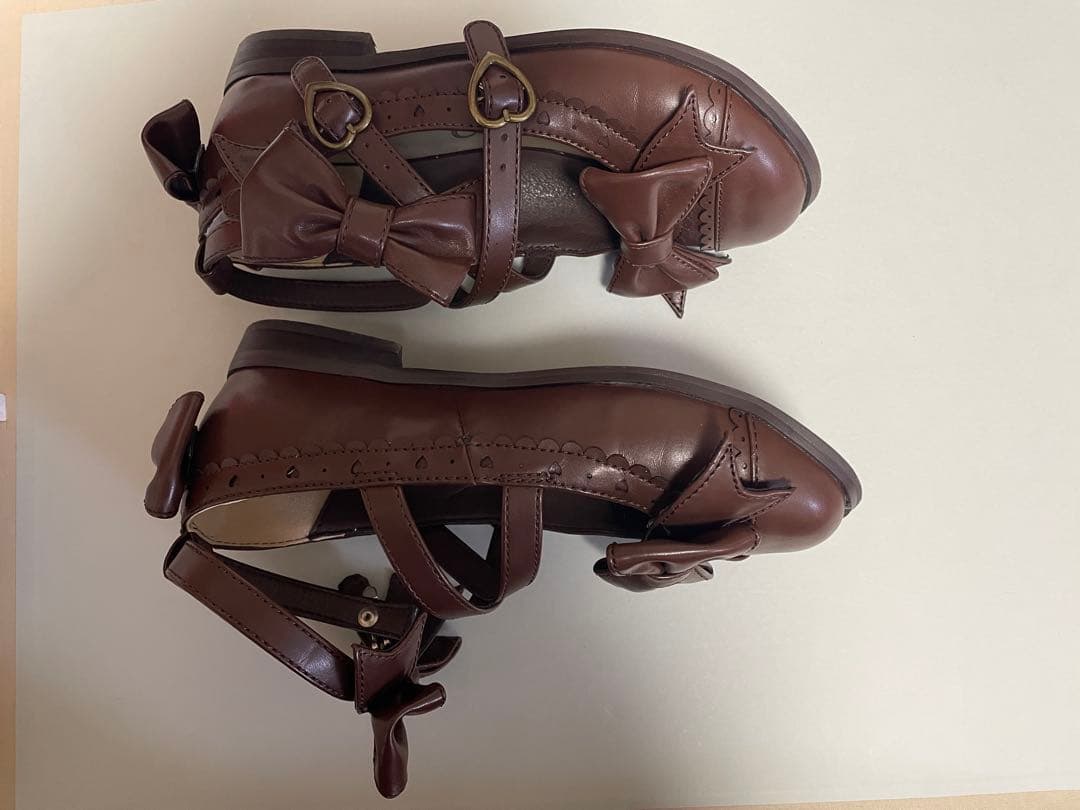 morphose シューズ 靴 M ブラウン 茶色 ロリィタ ロリータ