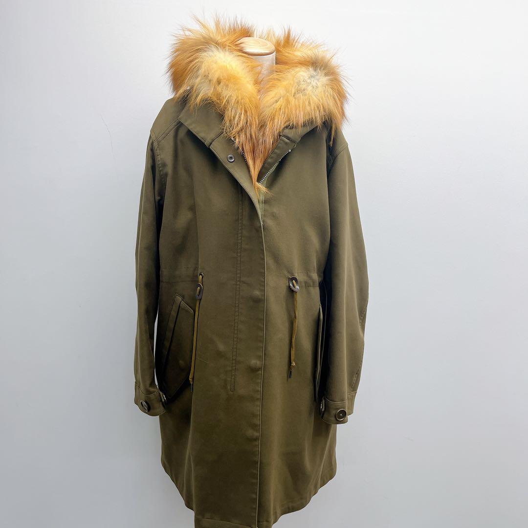 THE RERACS ファー付きモッズコート