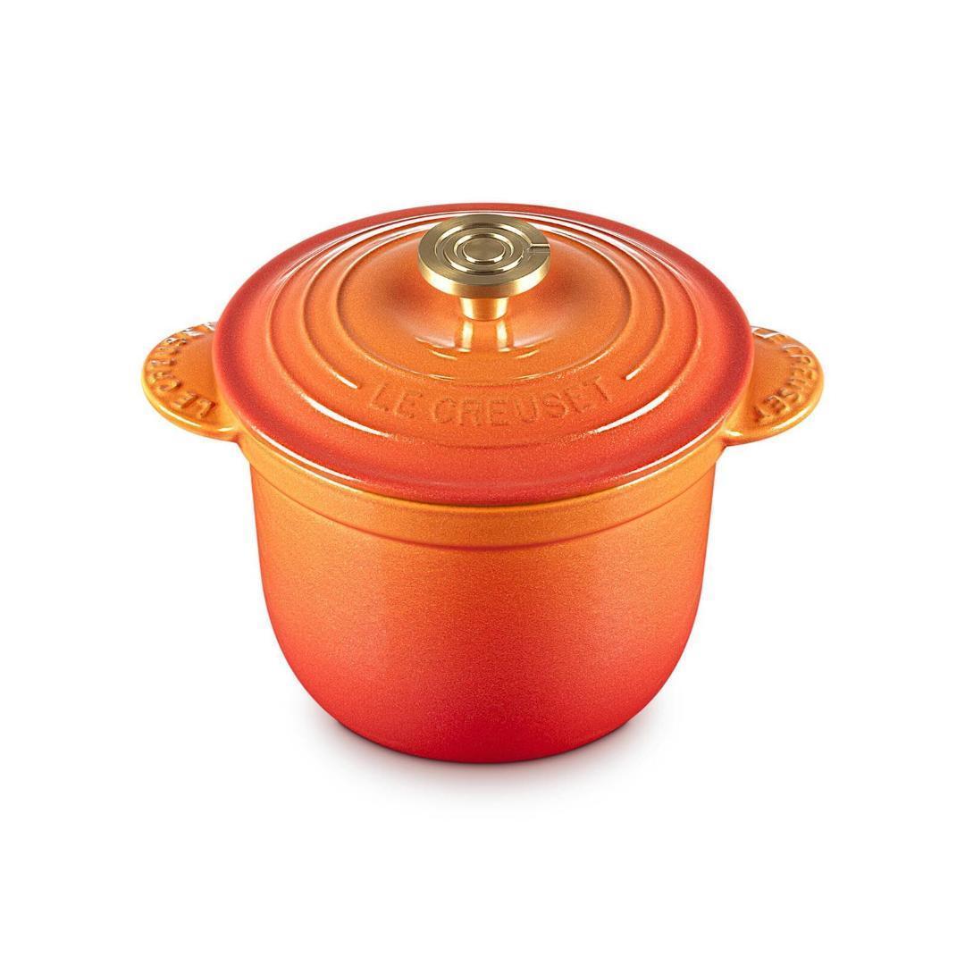 新品未使用 ルクルーゼ ココットエブリィ 18 フラムドレ 100周年記念カラー