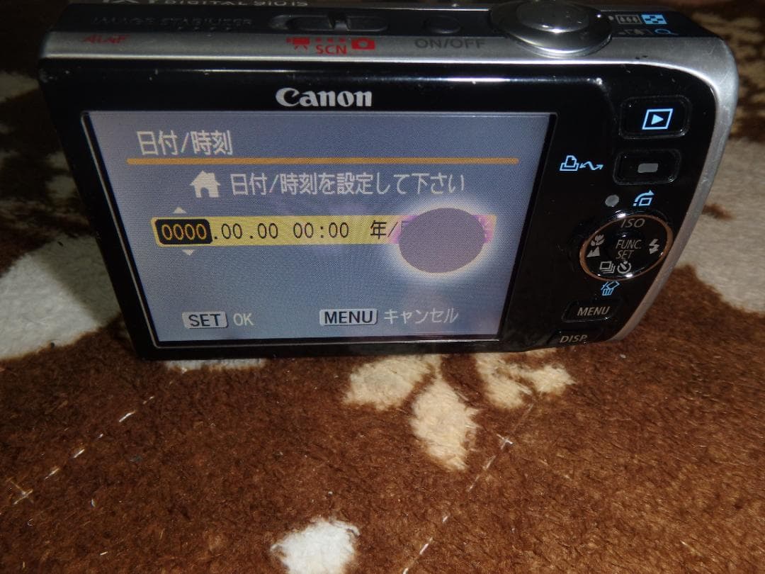 動作品 CANON IXY 910 IS デジタルカメラ 難あり