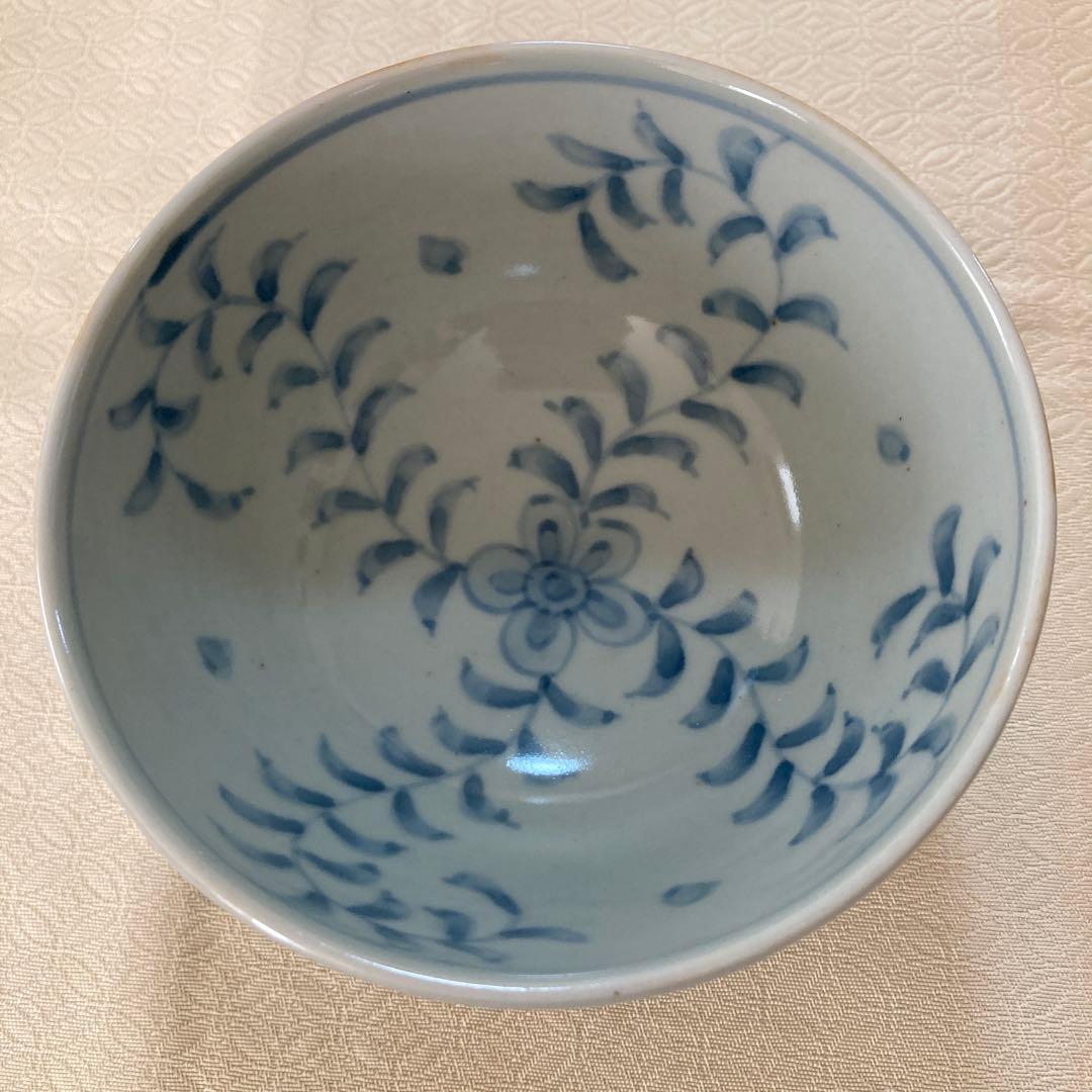 五代　佐藤走波　染錦　絵変わり　飯碗揃