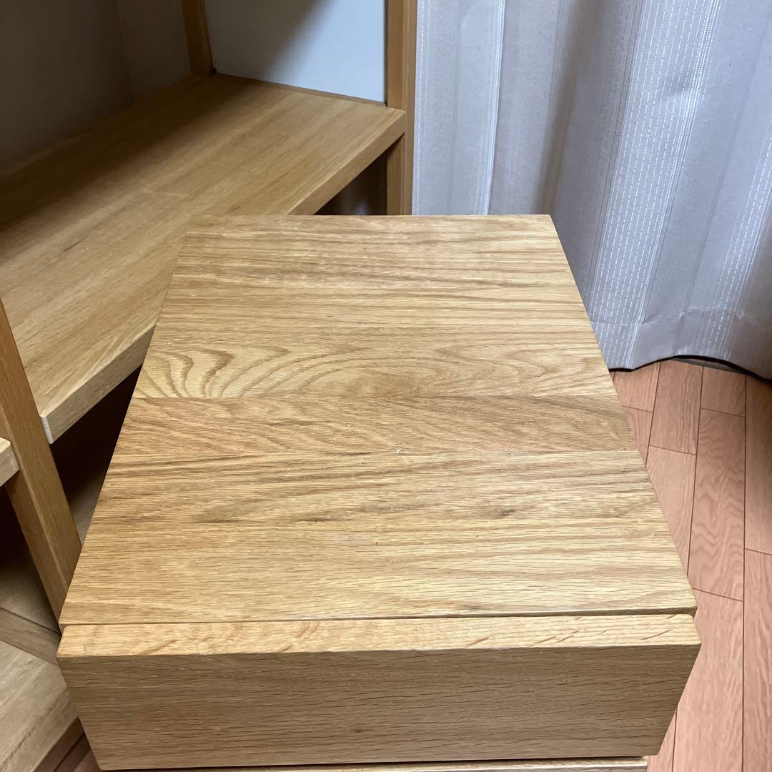 リベさん専用　無印良品 オーク材 デスクキャビネット