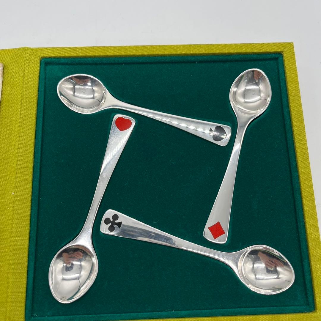 ジョージジェンセン トランプ スターリングシルバー スプーン SV925