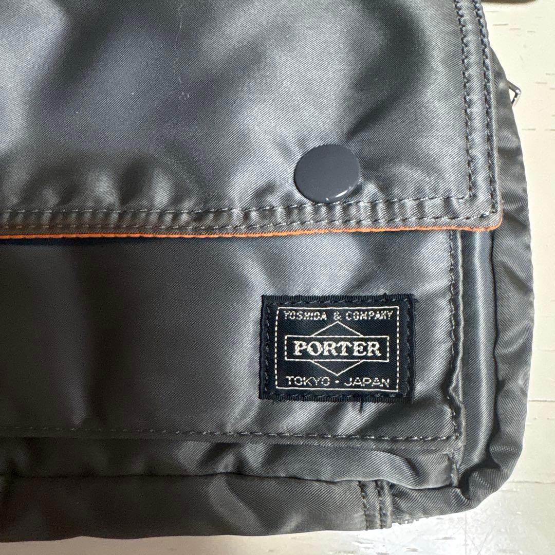 PORTER グレー ショルダーバッグ