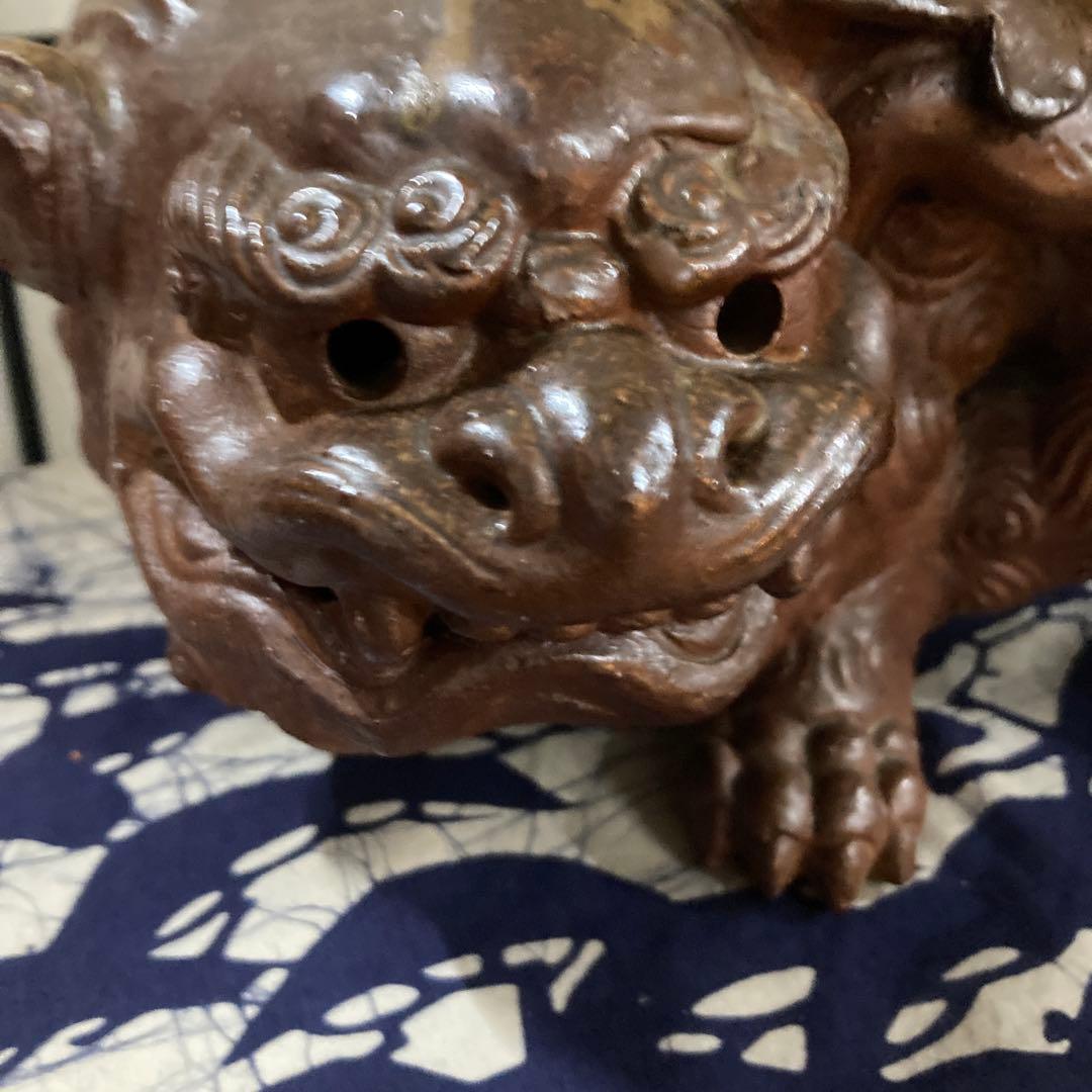 古備前骨董美術品珍品です❣️初売りです❣️希少ボタン獅子銘有り❣️