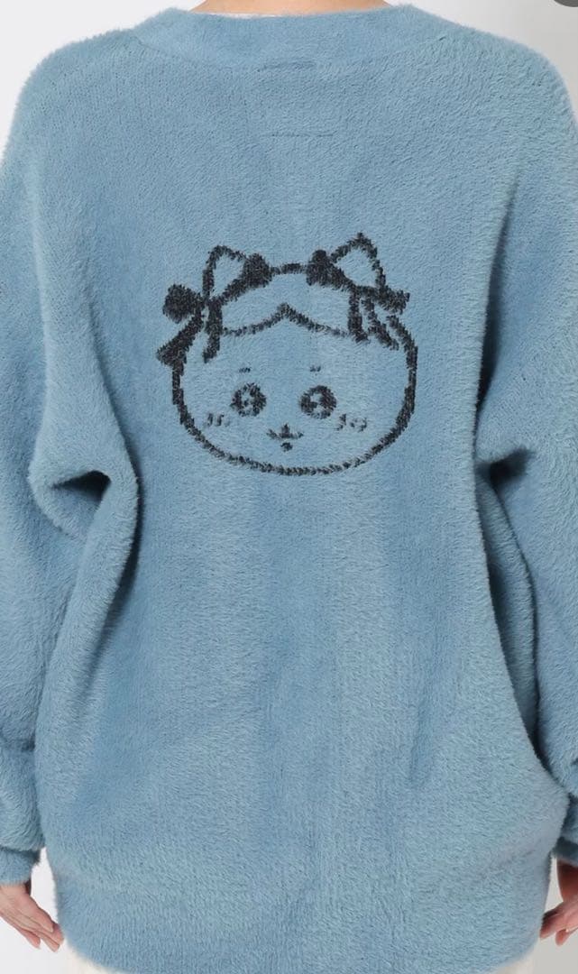 ローリーズファーム　ちいかわ　ニットカーディガン　ハチワレ