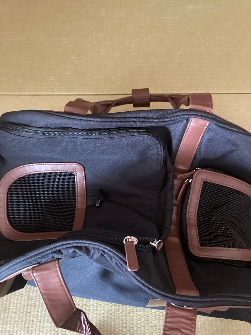 ペットポーター用キャリーバッグ　丸石　マルイシサイクル　ポーチ付き