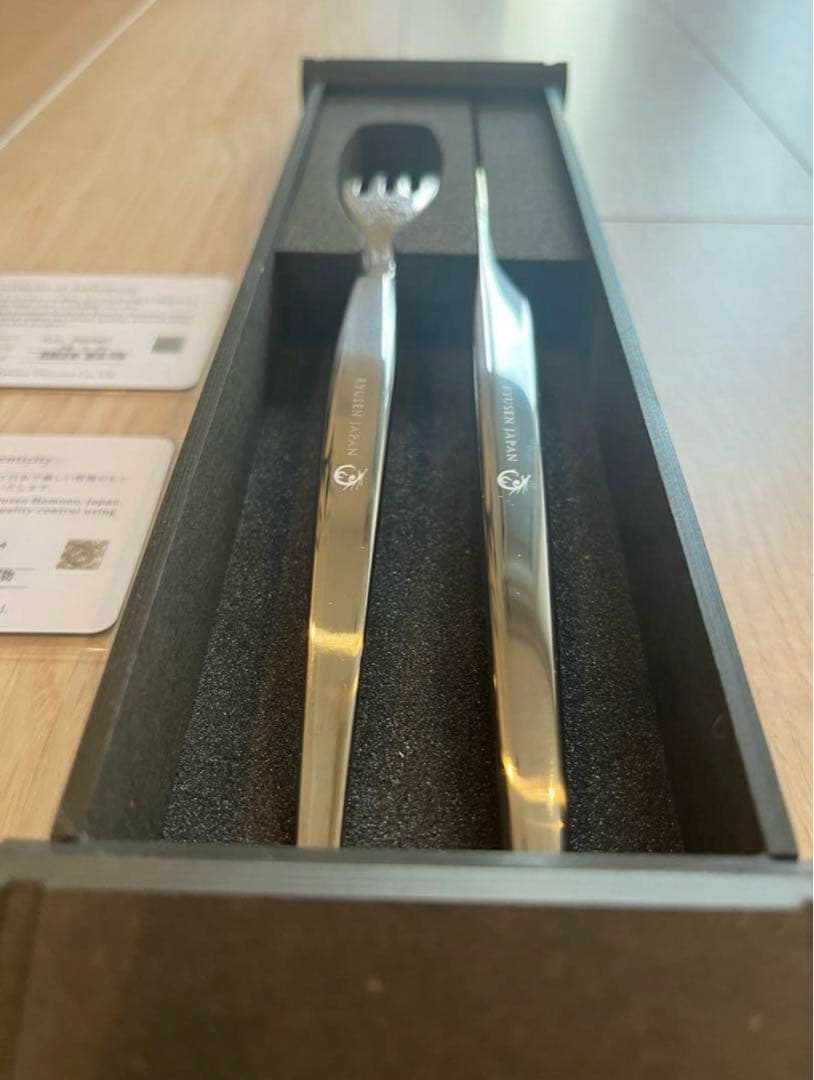 【新品未使用】龍泉刃物 ステーキナイフSK01 フォークFR01セット