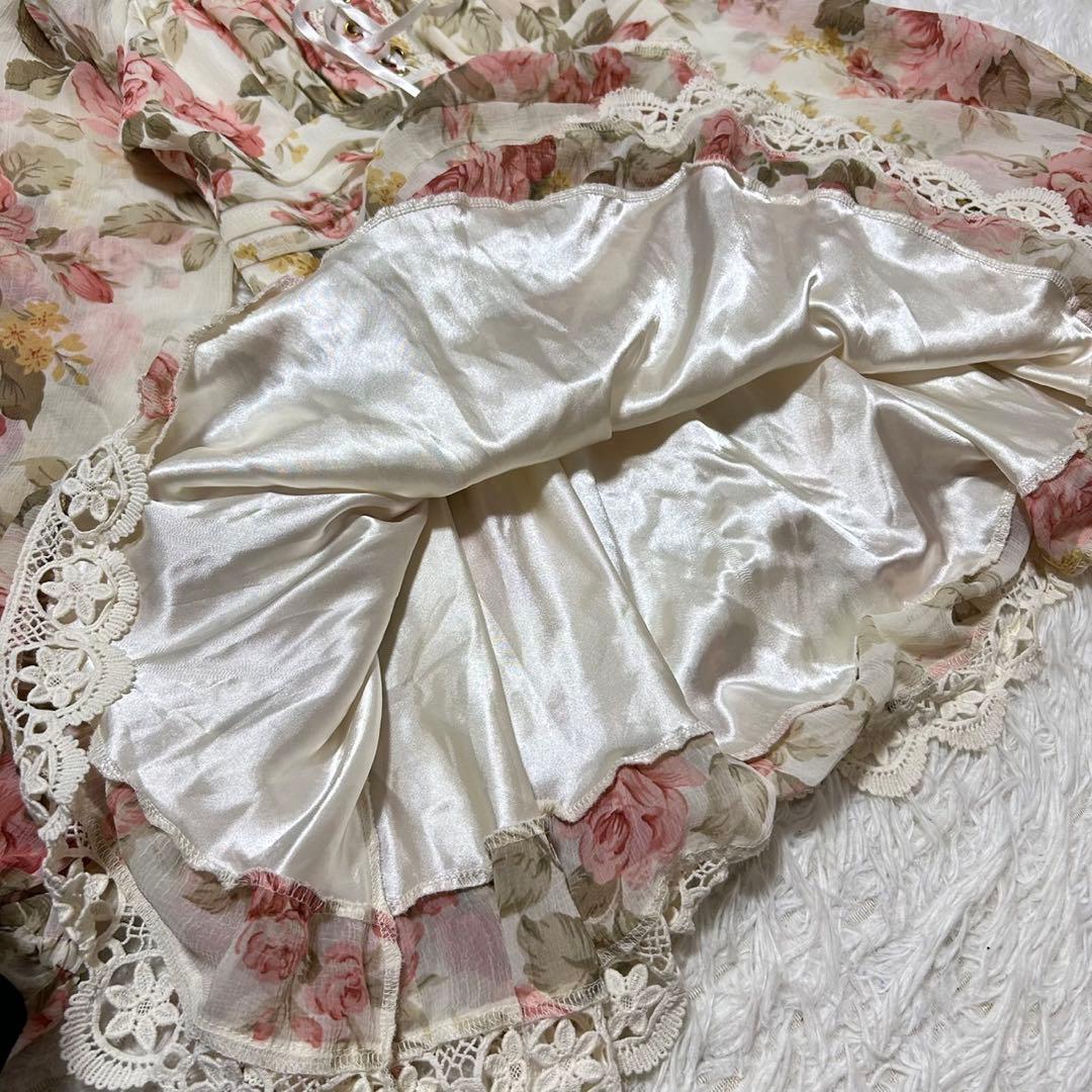 ♥LIZLISA♥ リズリサ ワンピース Y2K 花柄 姫ギャル バレエコア