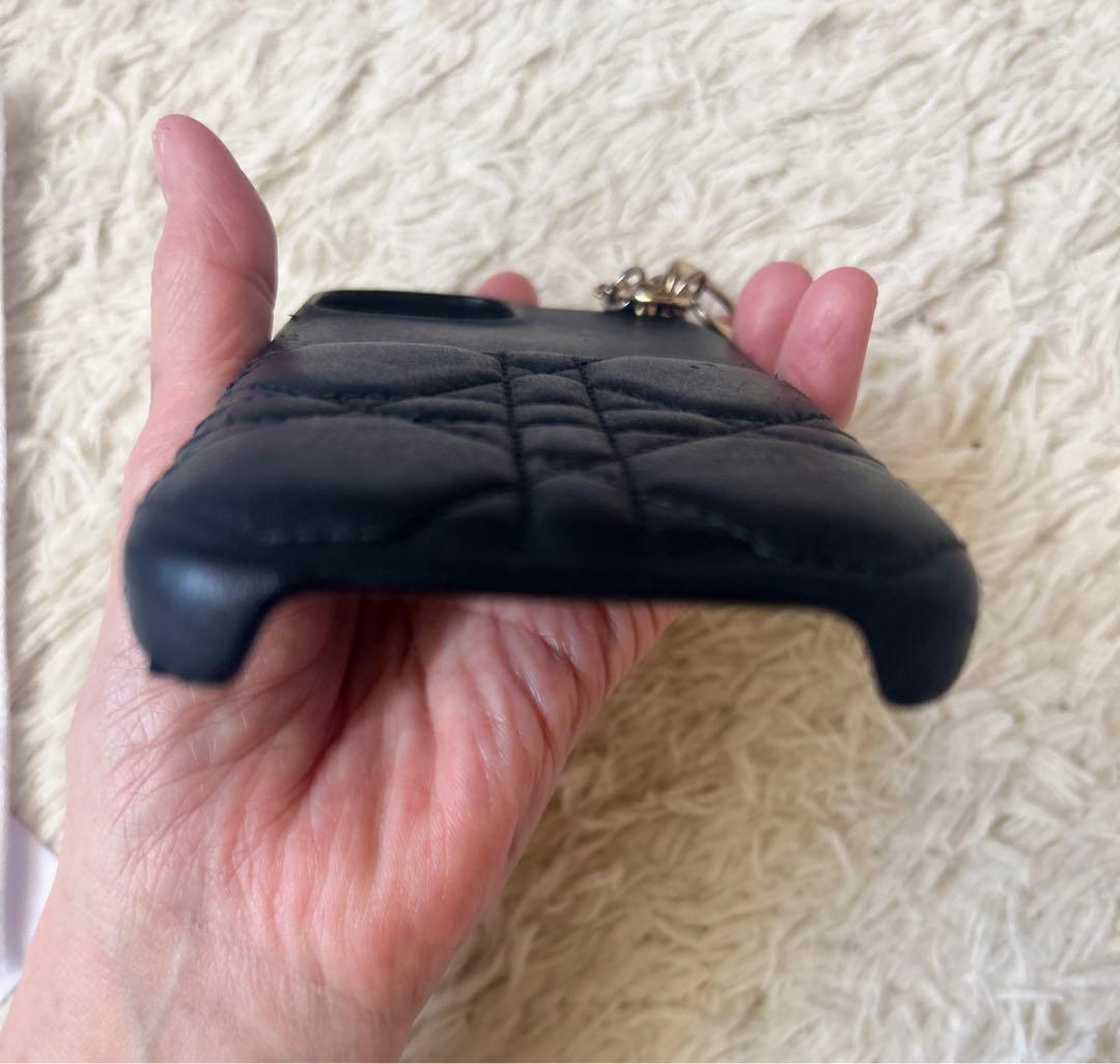 Lady Dior iPhone 15ケース　黒