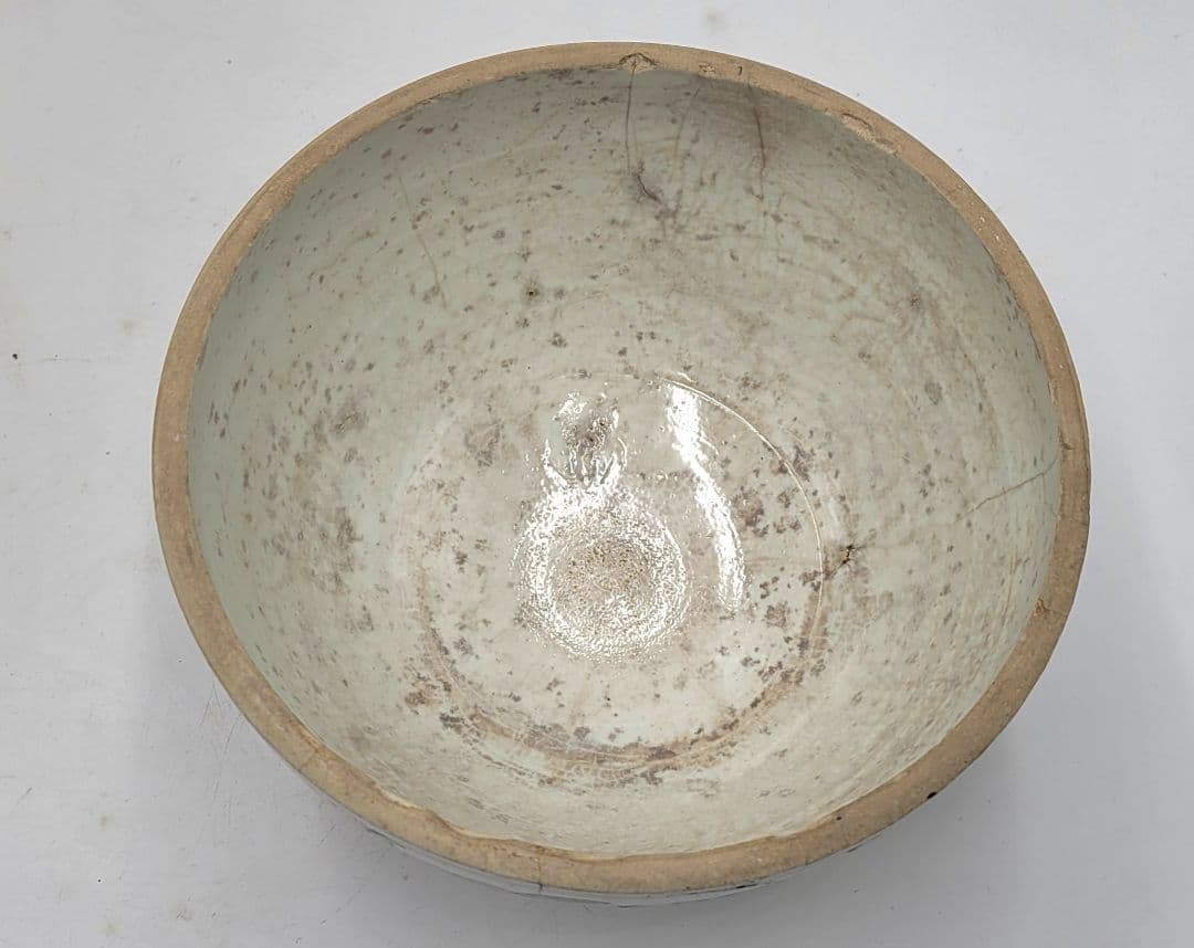 茶道具　時代物　九谷焼　古九谷　五彩手　鉢　水指(見立て)　骨董品、美術品