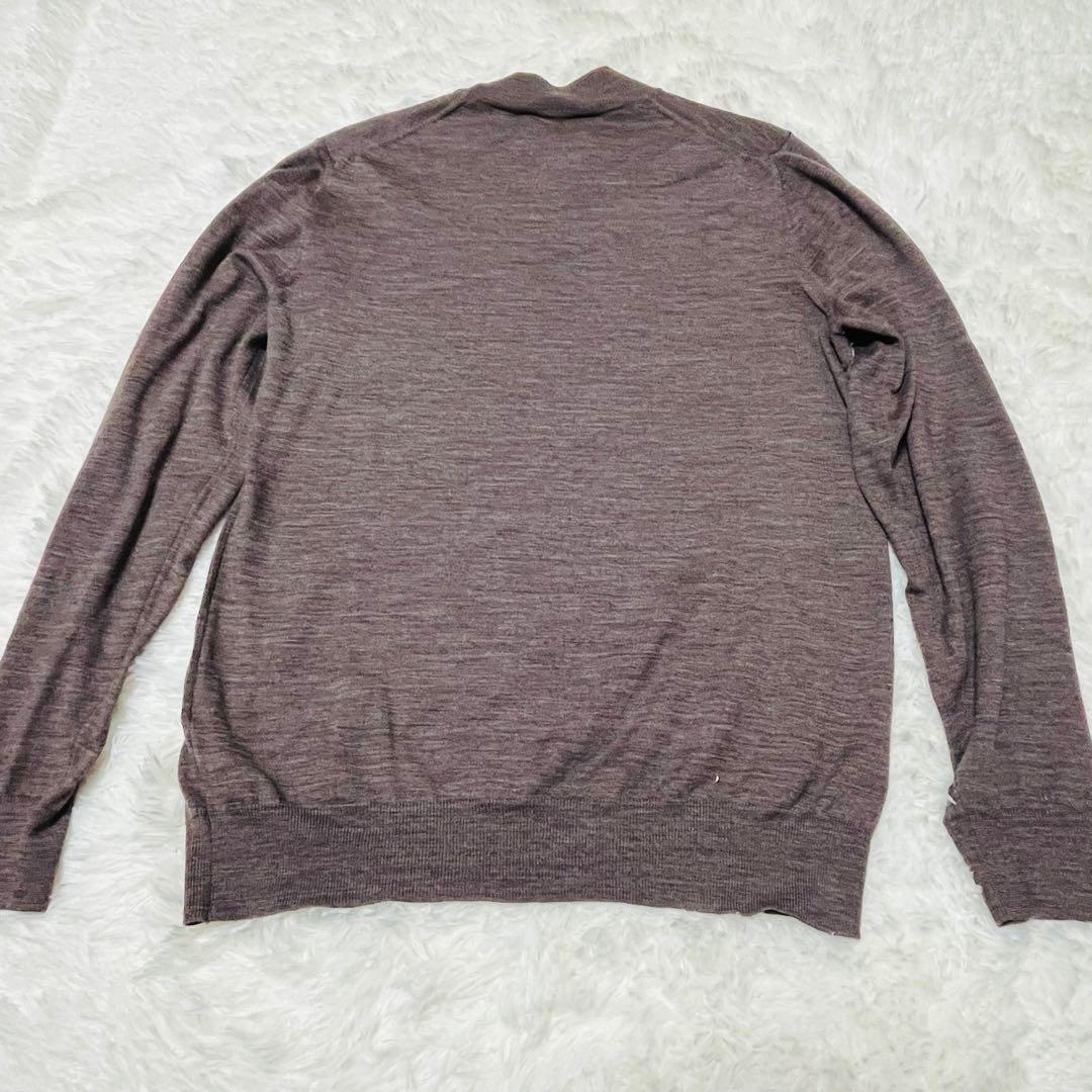美品　高級　FEDELI LANA 140 WOOL モックネックニット