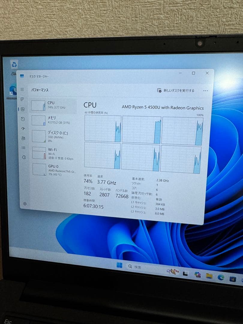 Windowsノート本体 ThinkPad E14 gen2 Ryzen 5 4500U