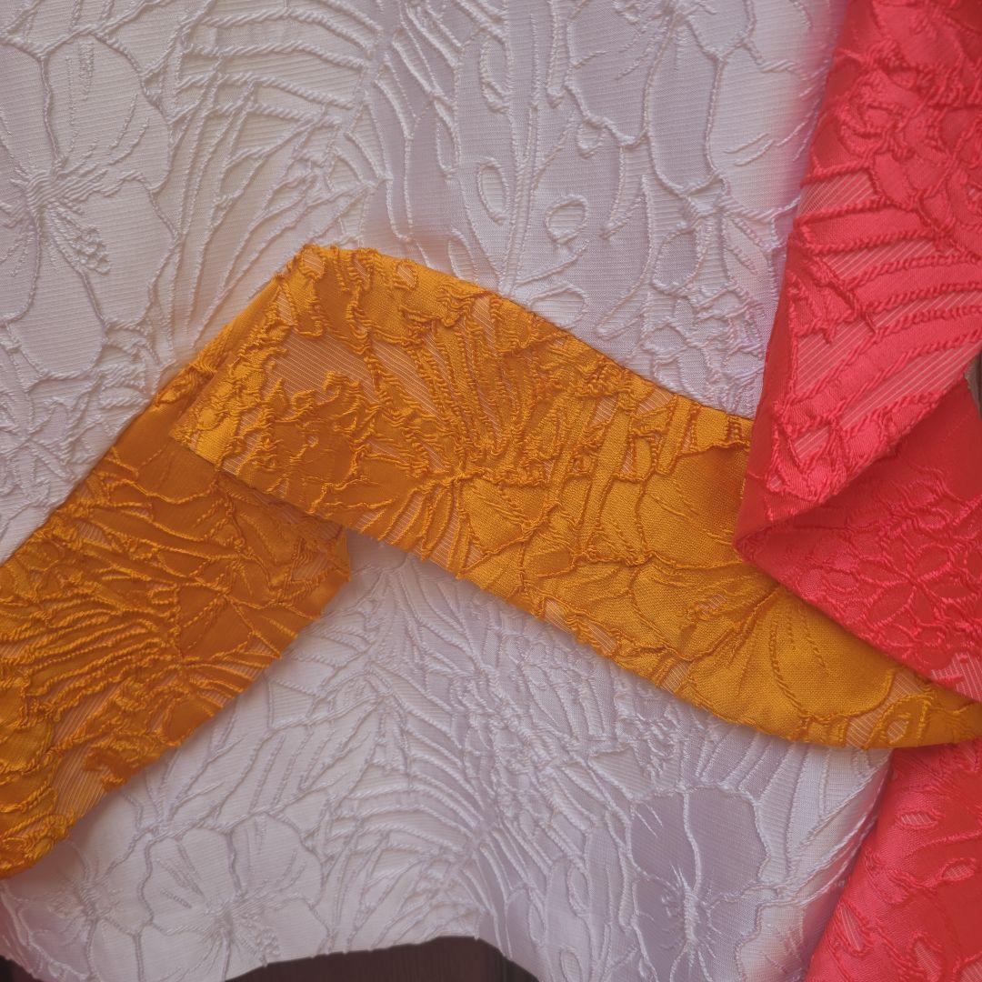 白玉　MSGM　フリルワンピース