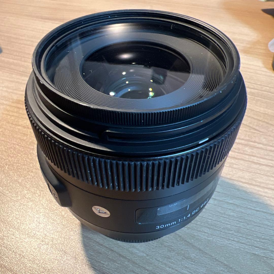 【レンズフィルター付】SIGMA単焦点レンズ art 30mm f1.4