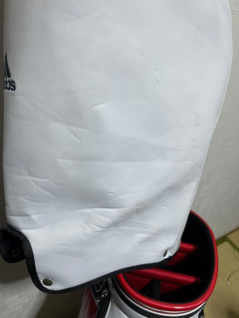 稀少品！ アディダス　adidas キャディーバック　９型　フードカバー付属