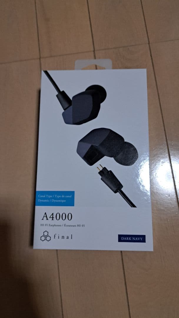 final A4000 ダークネイビー 有線イヤホン