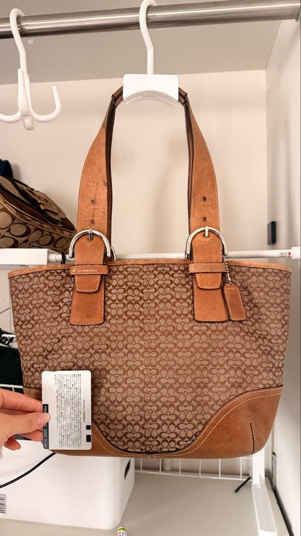 Coach ブラウン ショルダーバッグセット