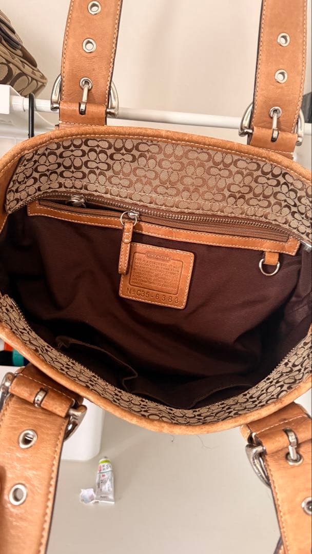 Coach ブラウン ショルダーバッグセット