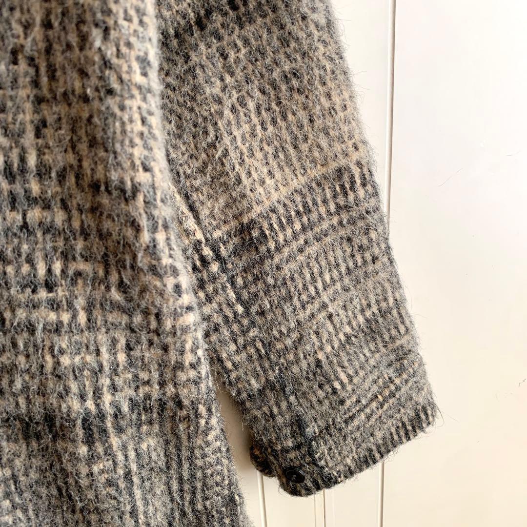 @様 STEPHAN SCHNEIDER モヘア混 ウール フーディーコート