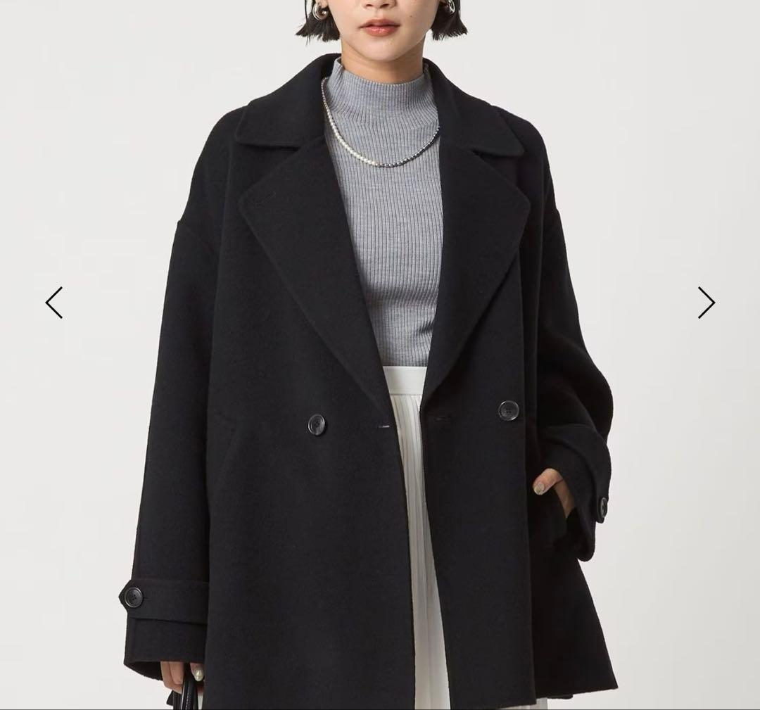 新品グリーンレーベル　リバー テーラード ミドルコート