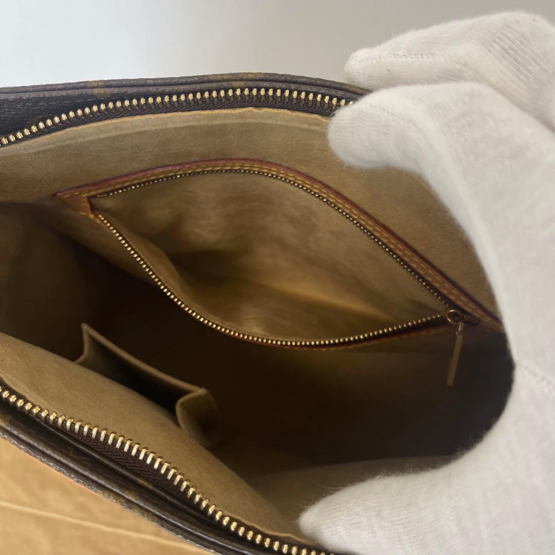 極美品 ルイヴィトン ルーピングGM ショルダーバッグ モノグラム ブラウン