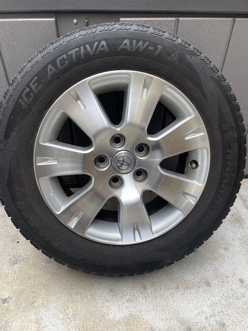 配送のみ☆ アルファード10純正ホイール16インチ　タイヤ付き　4本