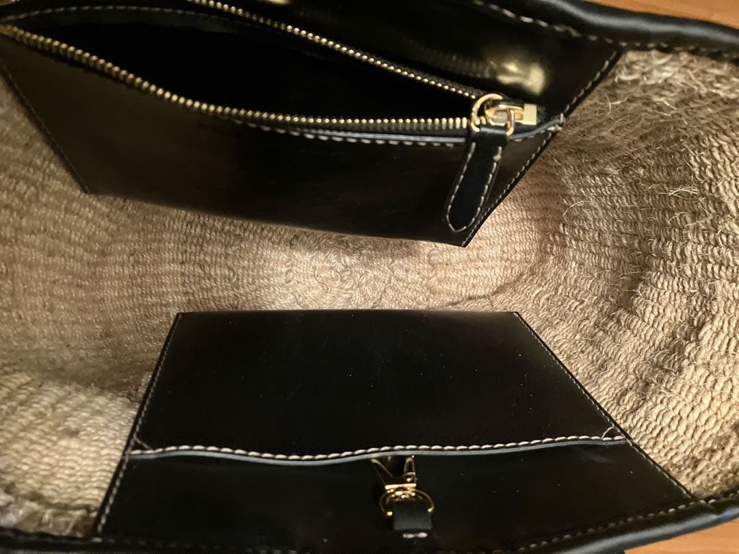 STELLA McCARTNEY かごバッグ ベージュ ブラック