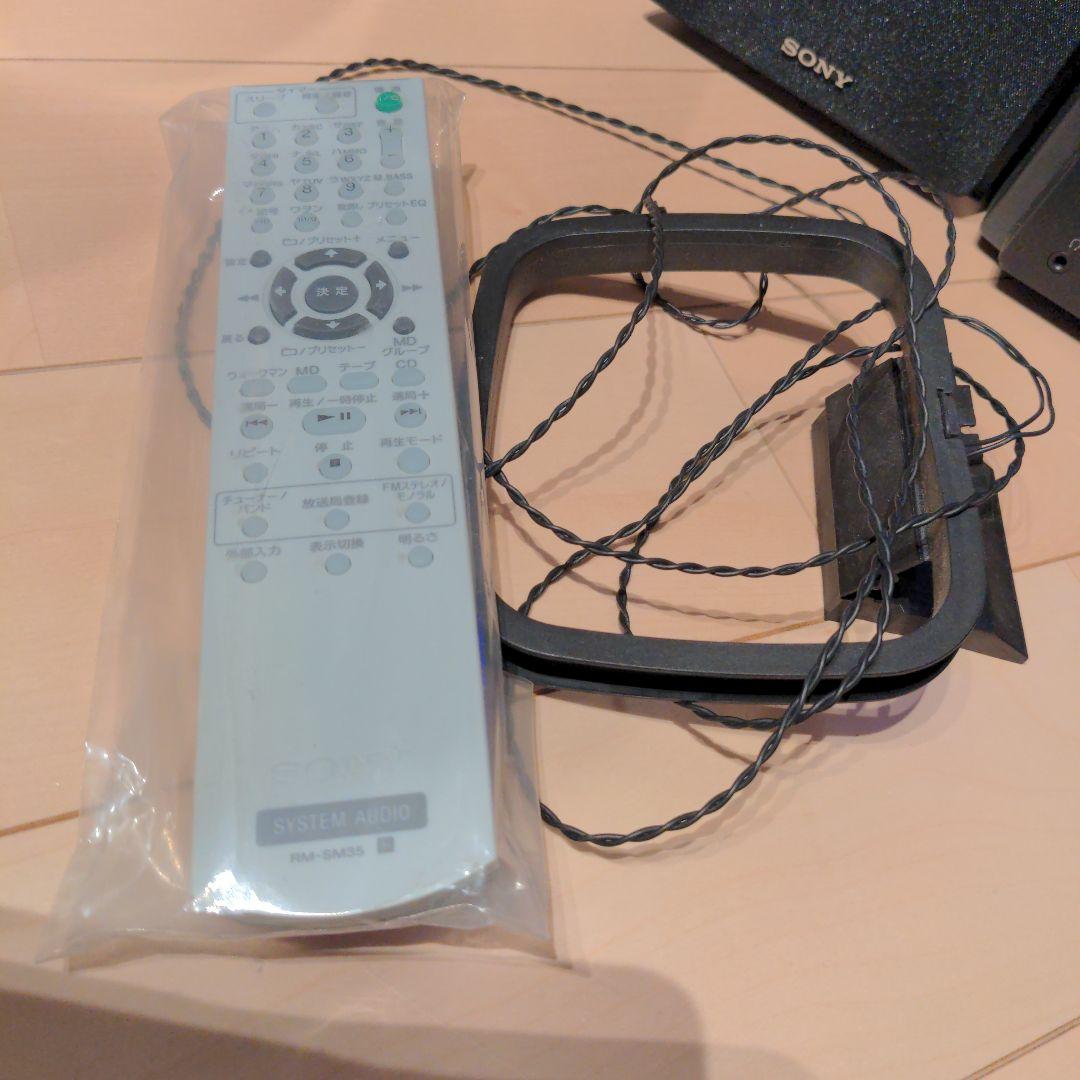 SONY 　HCD-M35MW CD MD カセットテープ コンポ　リモコン