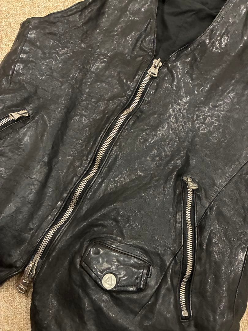 バックラッシュFRENCH SHOULDER GARMENT-DYED VEST