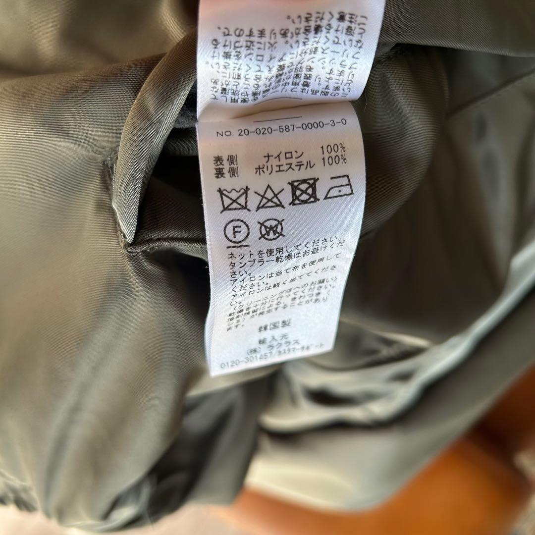 STAND ALONE/スタンド アローン】リバーシブル フリースxモッズコート