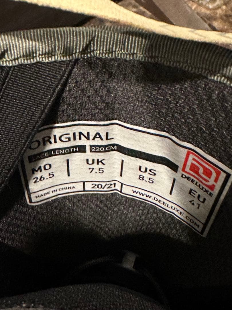 美品 20-21 DEELUXEディーラックスORIGINAL TF 26.5