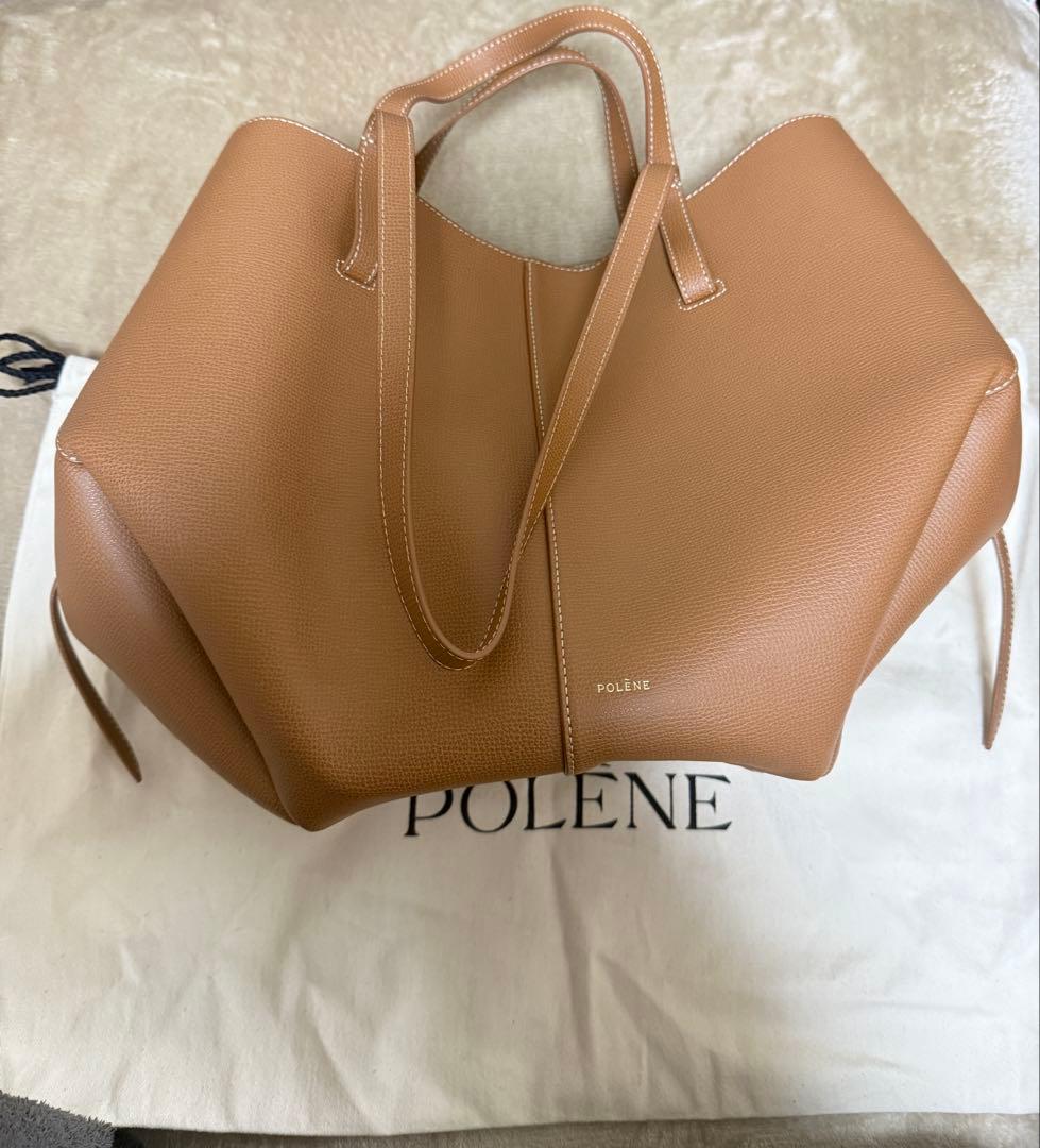 POLENE Cyme キャメル　ショルダーバッグ