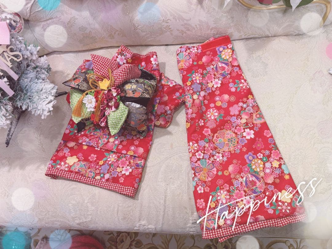 B461.pon2pan2☆犬オーダーお着物☆犬オーダーお引き摺りお着物