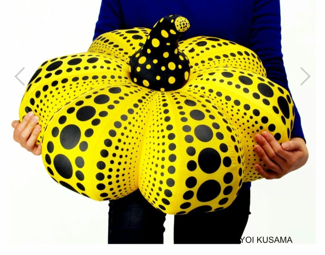 U*o様 草間彌生 ソフトスカルプチャー [Pumpkin L(イエロー)] か