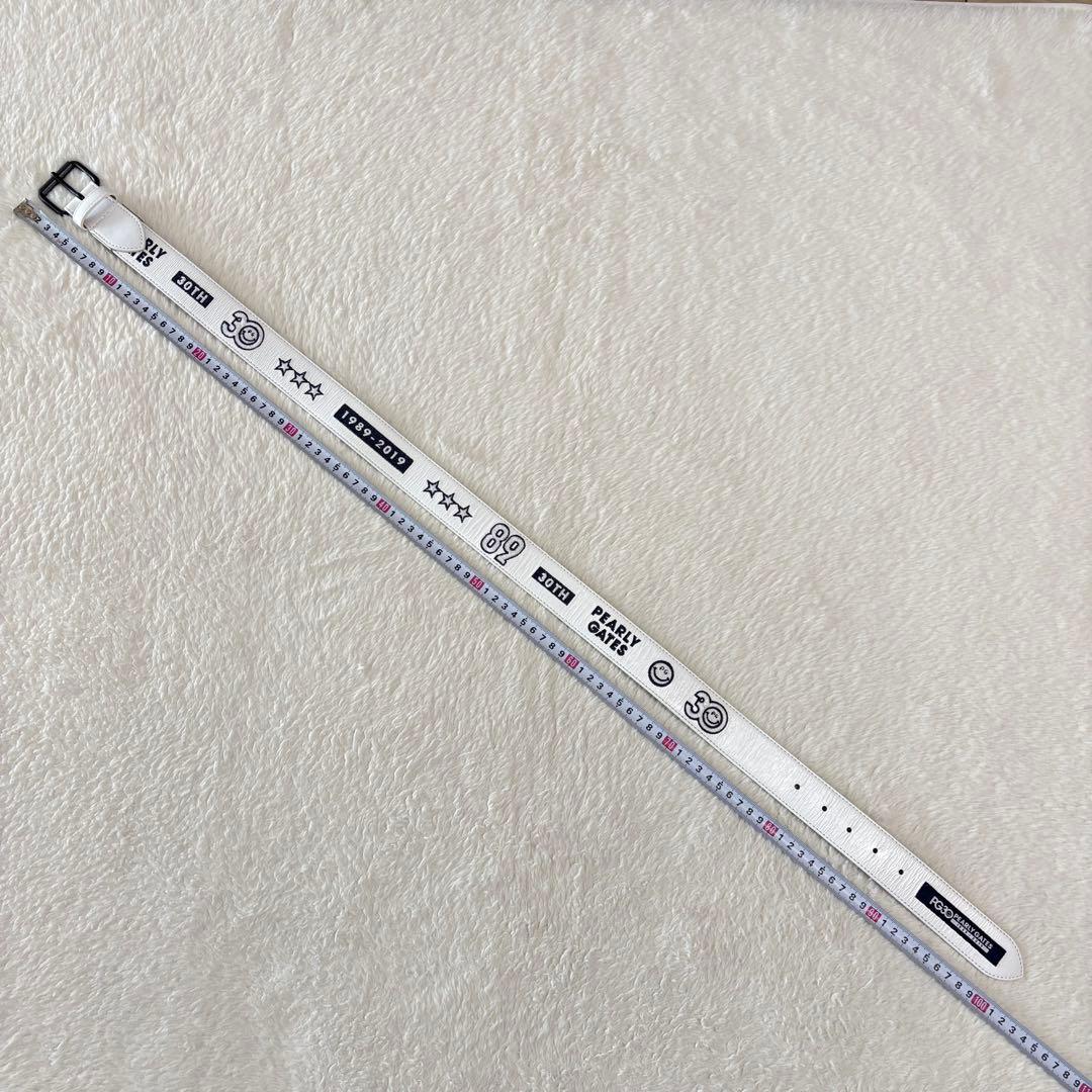 パーリーゲイツ 30周年記念限定 レザー刺繍ベルト max90cm ユニセックス