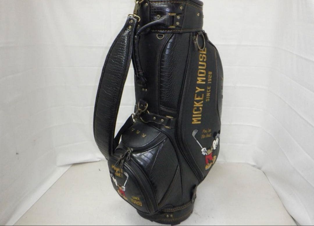 希少　 ブラック キャディバッグ　ミッキーマウス　ゴルフ