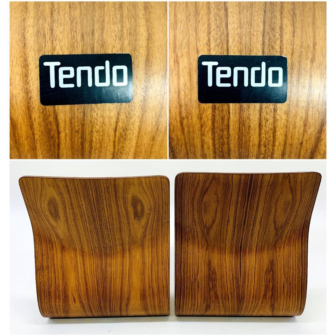 Tendo 天童木工 座椅子 2脚セット 藤森健次 曲木 ケヤキ ローズウッド②