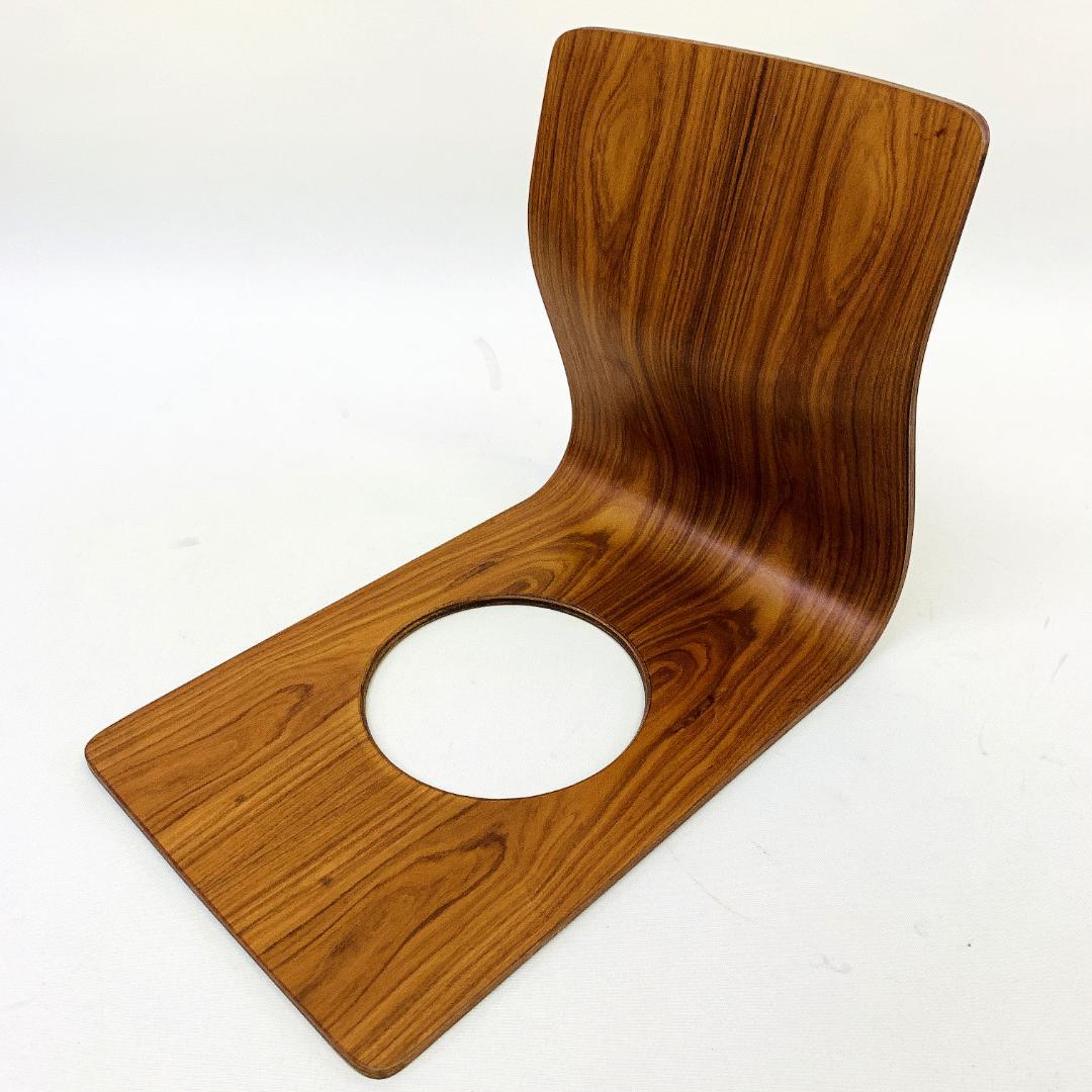 Tendo 天童木工 座椅子 2脚セット 藤森健次 曲木 ケヤキ ローズウッド②