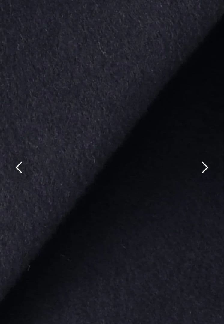 【美品】FRAMeWORK ラムウールMIXシャルムバルカラーコート ネイビー