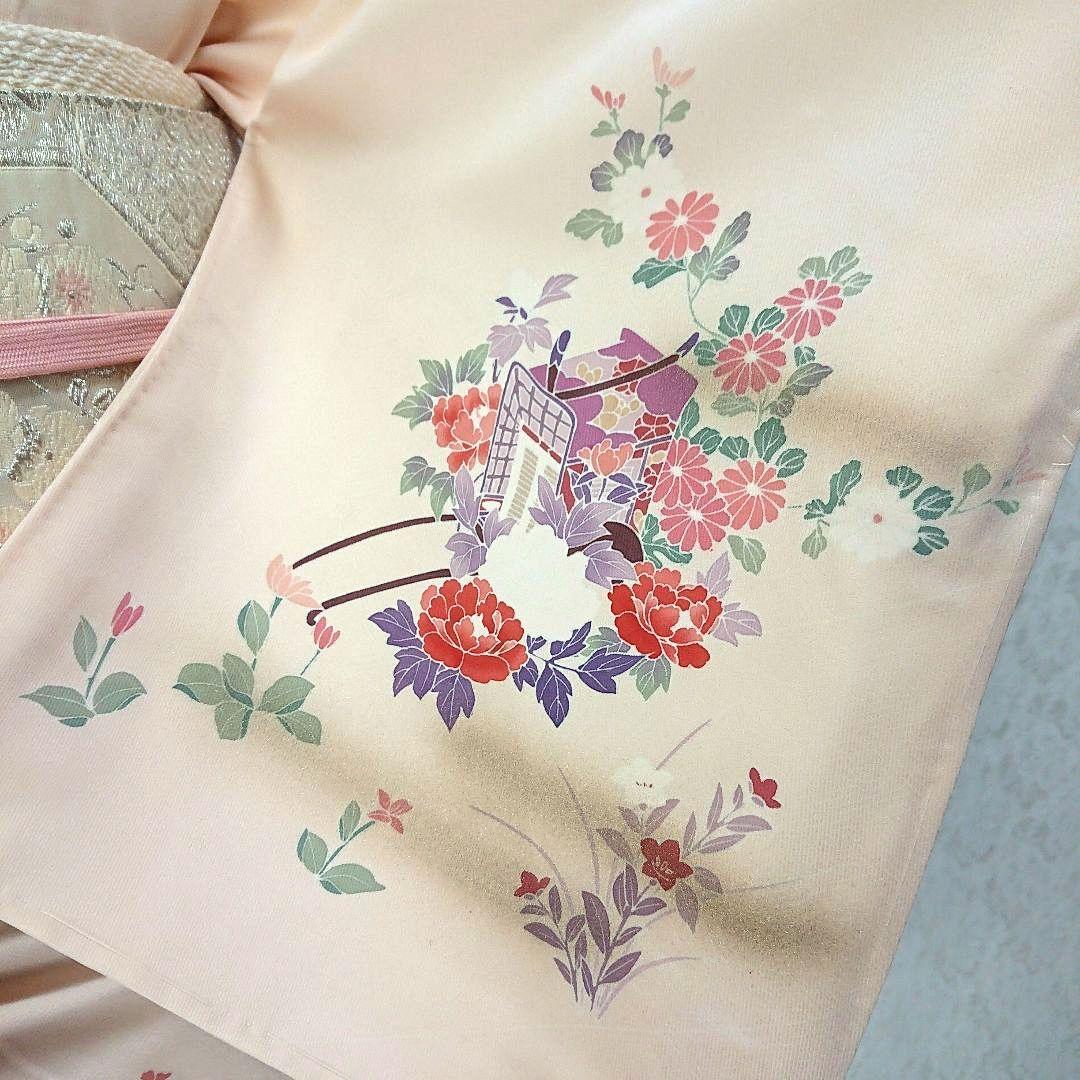 ☆正絹 訪問着 4点 フルセット 入学式 卒業式 結婚式 お宮参り 七五三