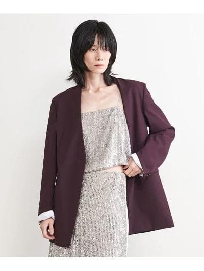 美品 イウエンマトフ スパンコール キャミソール トップス シルバー