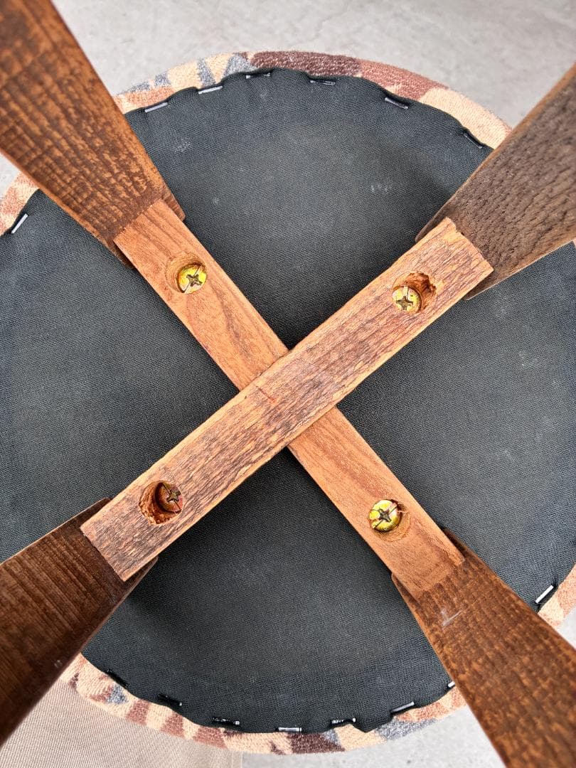 vintage stool オルテガスツール　ペンドルトン　ネイティブ柄