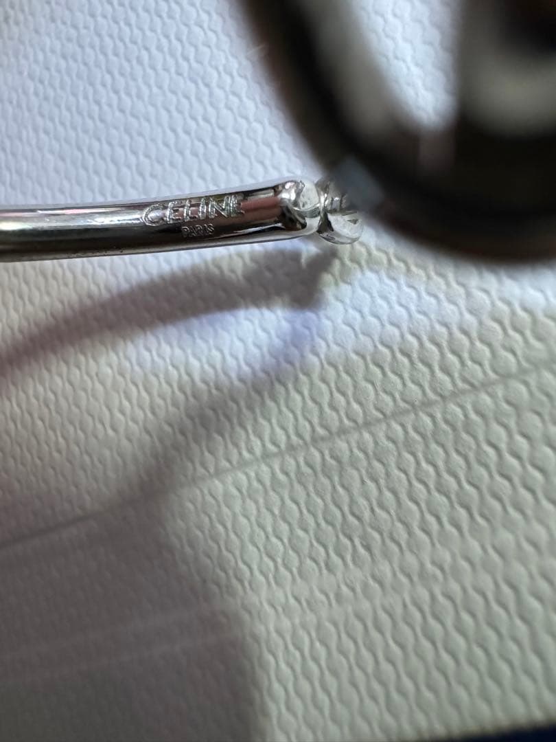 CELINE セリーヌ　ノット　スモールフープ　ピアス