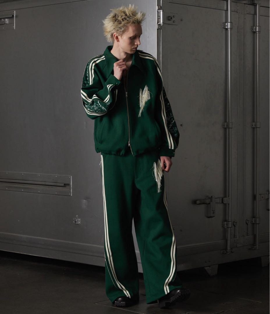 Grancy トラック ジャージ グリーンSサイズ　セットアップ