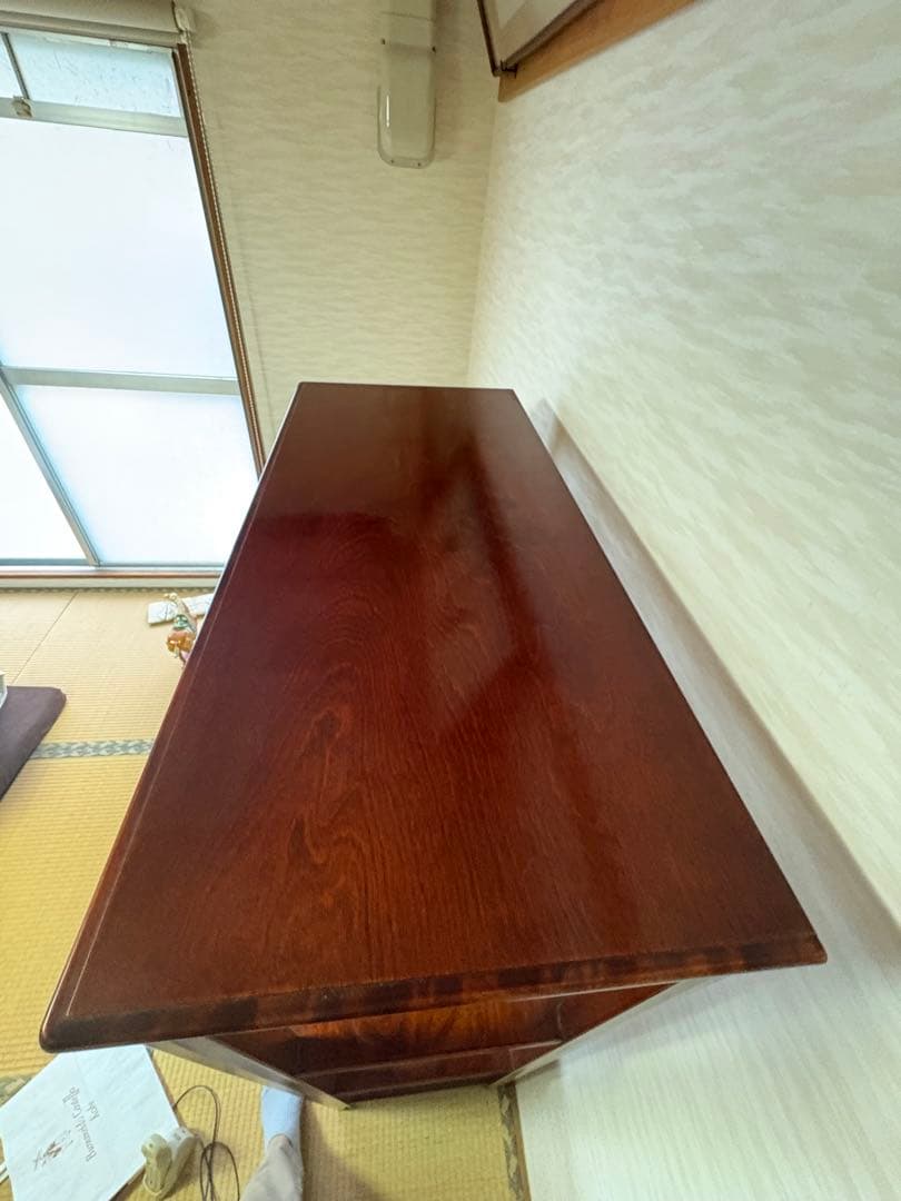 最高級 森繁家具 モリシゲ うるし塗装　 MORISHIGE 飾り棚