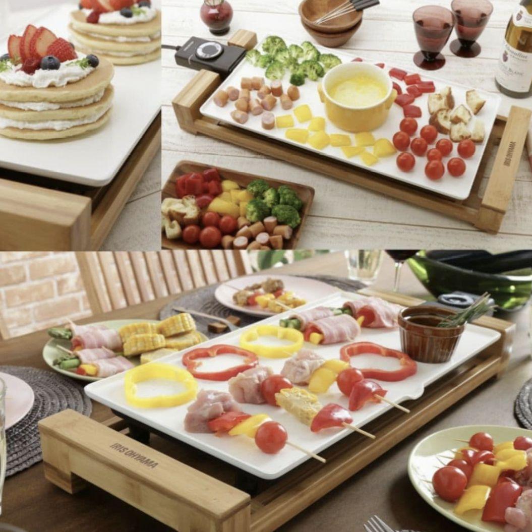 【新品未開封】アイリスオーヤマ　ホットプレート　PHP-1301TC-X