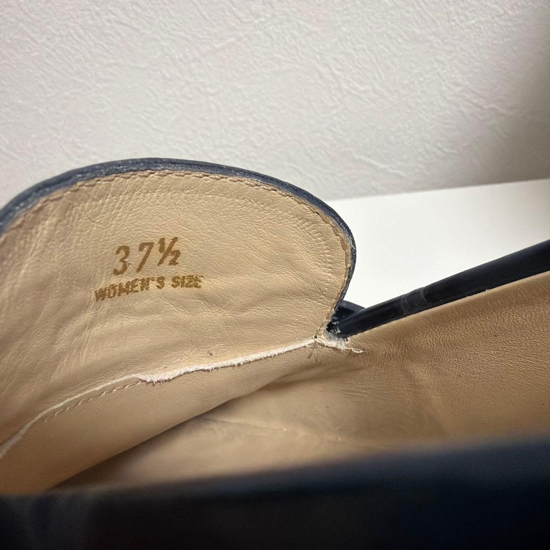 TOD'S ローファー フリンジ クロコ柄 24.5cm