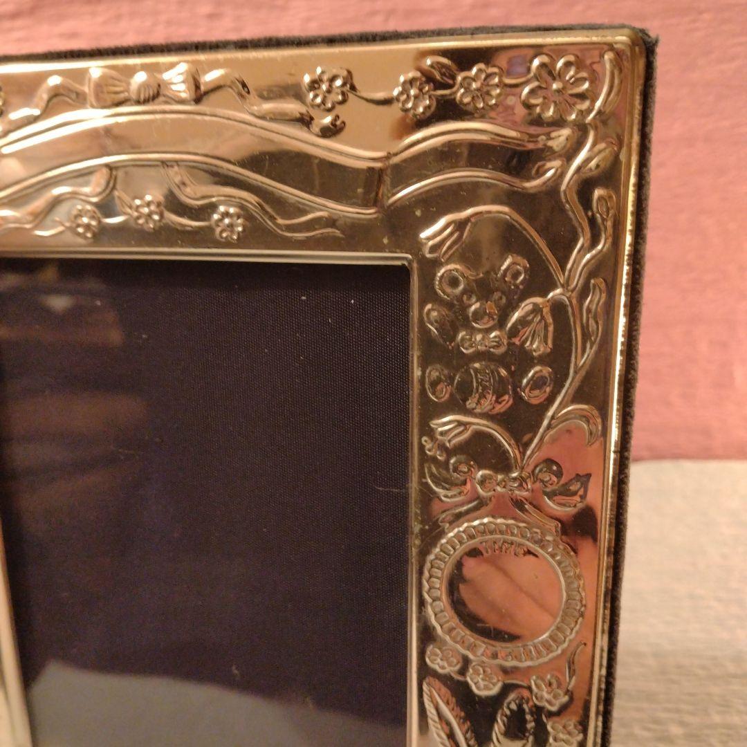 めめ　イギリス製　純銀　ベビーフォトフレーム