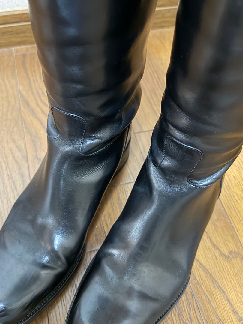 SARTORE ロングブーツ　ジョッキー　黒　サルトル　39